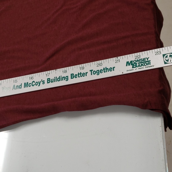 Velocity burgundy long sleeve active wear shirt.size small - Picture 4 of 9